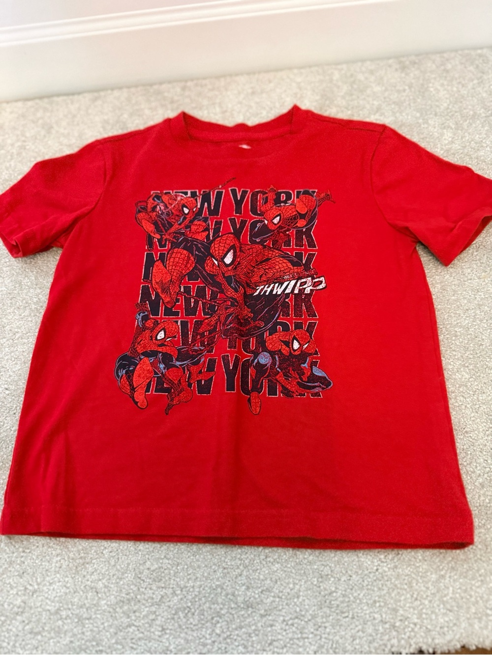 Red Spider-Man Graphic Kids T-Shirt size 6